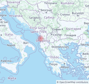 Terremotos recientes en Albania