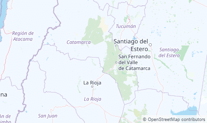 Mapa de Catamarca