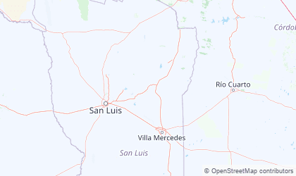 Mapa de San Luis