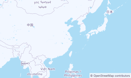 Mapa de Este de China (Huádong)