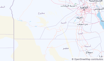 Mapa de Desierto occidental