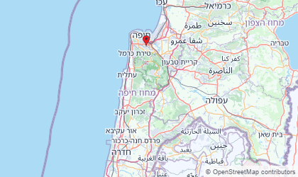 Mapa de Haifa