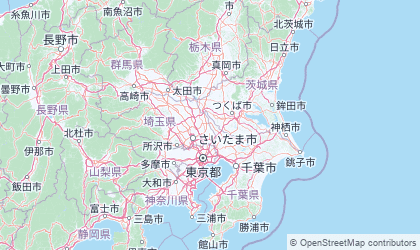 Mapa de Kantō