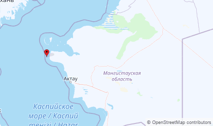 Mapa de Mangghystau