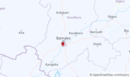 Mapa de Koulikoro