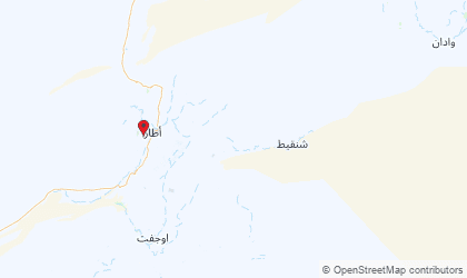 Mapa de Adrar