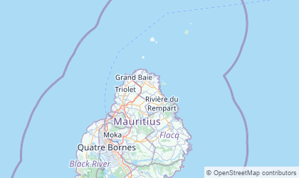Mapa de Rivière du Rempart