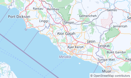 Mapa de Melaka