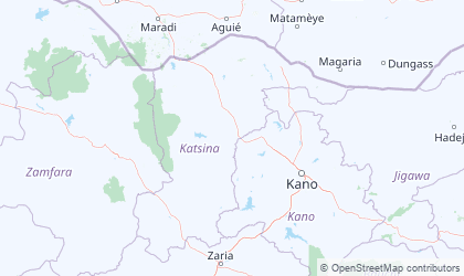 Mapa de Katsina