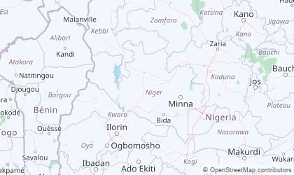 Mapa de Niger