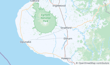 Mapa de Taranaki
