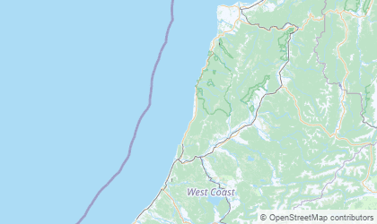 Mapa de West Coast