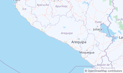 Mapa de Arequipa