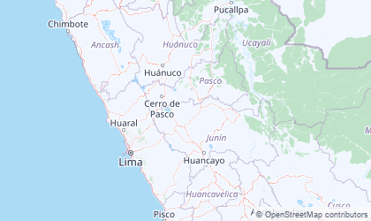 Mapa de Sierra Central