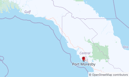 Mapa de Costa del Golfo