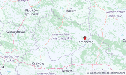 Mapa de Swietokrzyskie