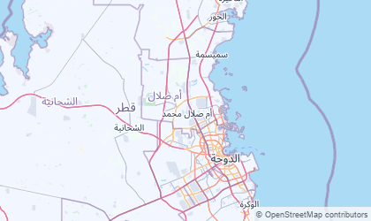 Mapa de Baladiyat Umm Salal