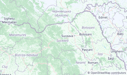 Mapa de Bucovina