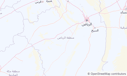 Mapa de Ar Riyad