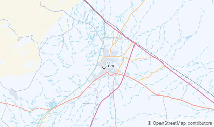 Mapa de Mintaqat Ha'il