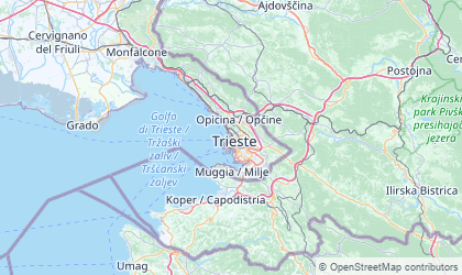 Mapa de Obalno-kraška