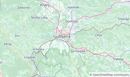 Mapa de Osrednjeslovenska