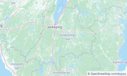 Mapa de Jönköping
