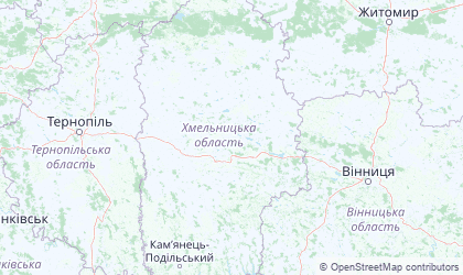Mapa de Khmelnytskyi