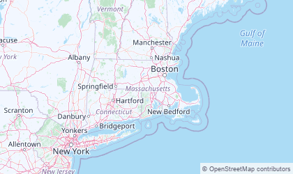 Mapa de Massachusetts