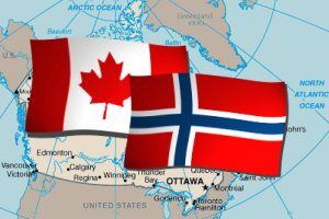 Comparaci N De Pa S Canad Noruega