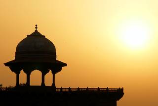 Puesta del sol India