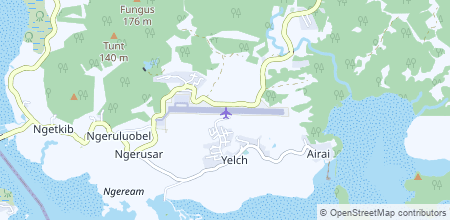Babelthuap Airport en el mapa