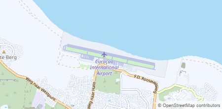 Hato International Airport en el mapa