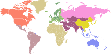 Códigos internacionales de países