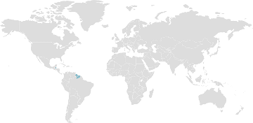 Mapa de los países miembros: CARICOM - Comunidad del Caribe