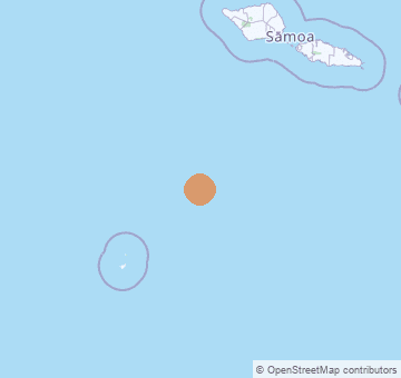 Terremotos recientes en Samoa