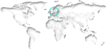 Dinamarca en el mapa del mundo