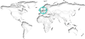 Alemania en el mapa del mundo