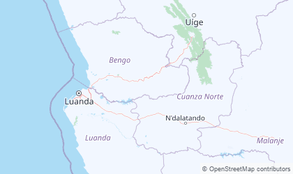Mapa de Gran Luanda