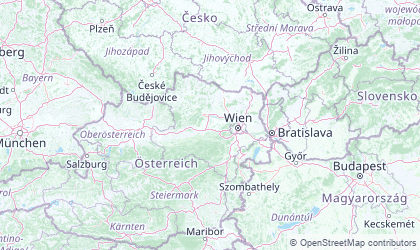 Mapa de Baja Austria
