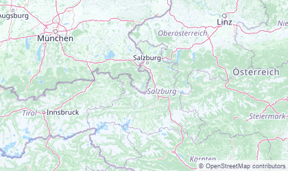 Mapa de Salzburgo