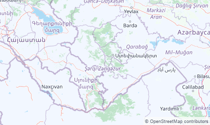 Mapa de Karabakh