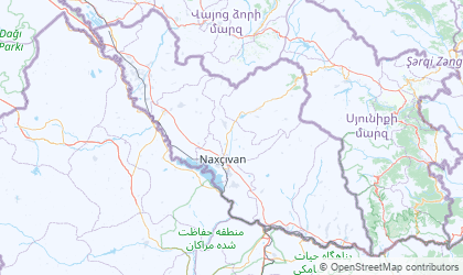 Mapa de Nakhchivan