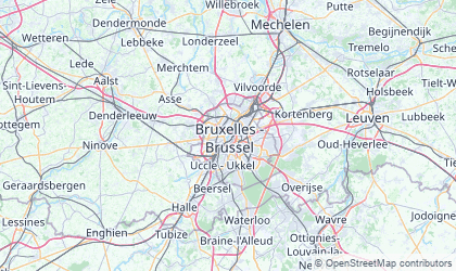 Mapa de Brussels Capital