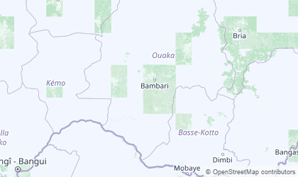 Mapa de Ouaka