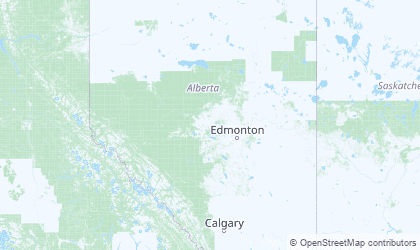 Mapa de Alberta