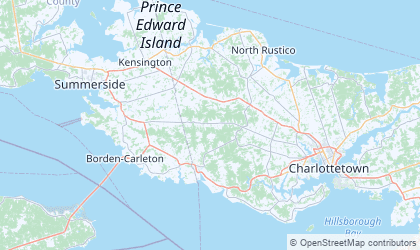 Mapa de Prince Edward Island