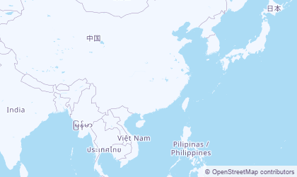 Mapa de Centro y Sur de China (Zhōngnán)