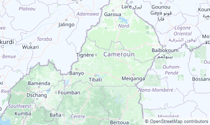Mapa de Adamaoua