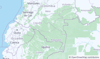 Mapa de Amazonía